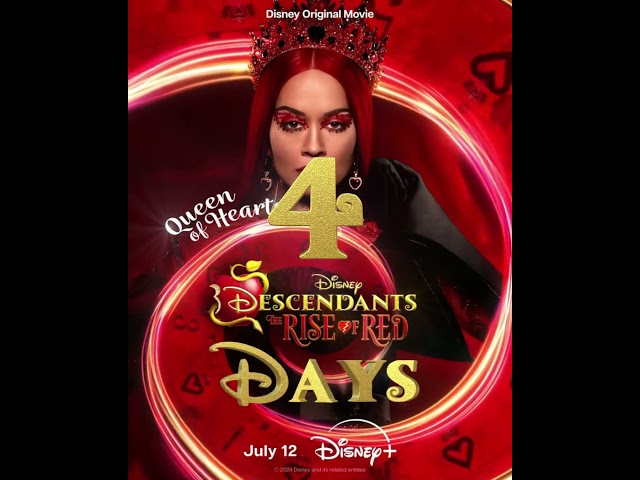 4 Days | Descendants the Rise of Red |  #descendants #disney