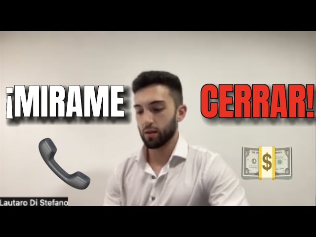 Role Play de ventas en VIVO con Stefano Diferna ( Lautaro Di Stefano Fernandez )