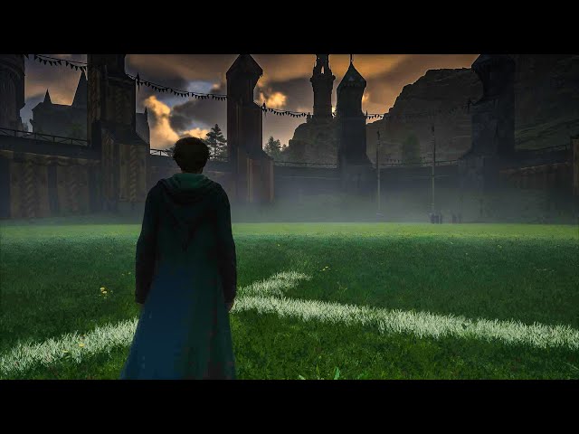 Hogwarts Legacy | Relaxing Walk around the Castle | 4K Max Graphics Fidelity Mode