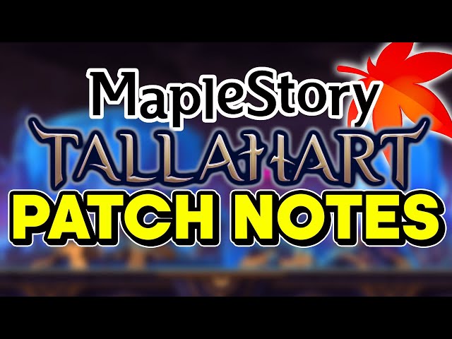 Everything You NEED To Know About MapleStory Tallahart Update - Patch Notes Breakdown