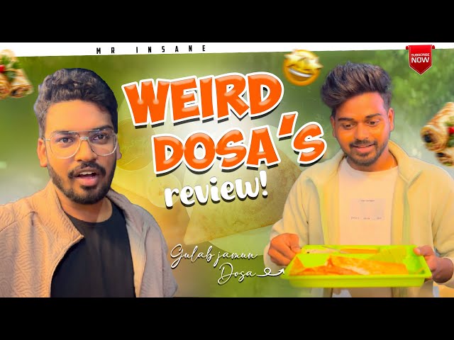 Weird Dosa's Try చేసం 🔥😋|| Different Experience || @Mr.insaneTelugu #dosa #food