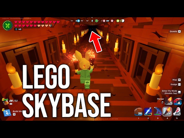 We Built a MASSIVE Sky Village in LEGO Fortnite!