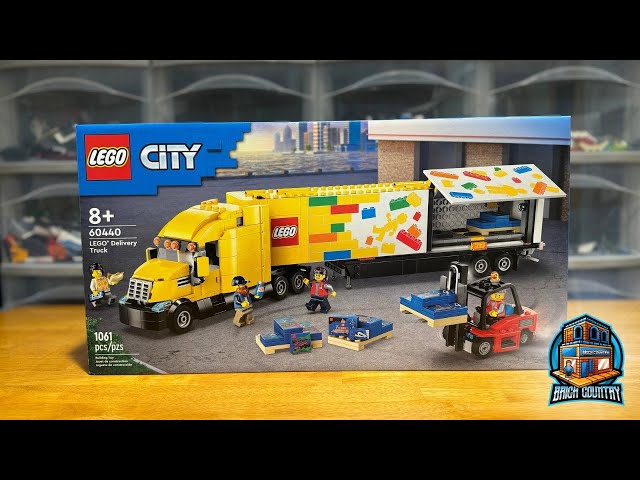 Lego Yellow Delivery Truck Review!