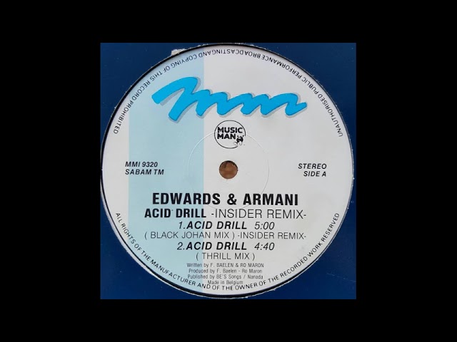 Edwards & Armani   Acid Drill Insider Remix