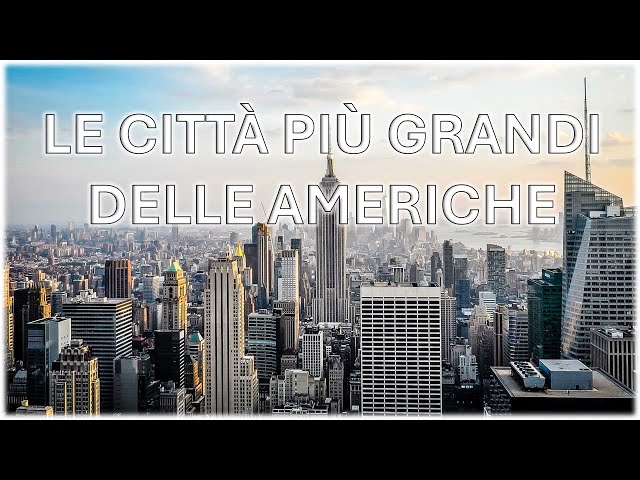 Le più grandi città dell'America (IT)