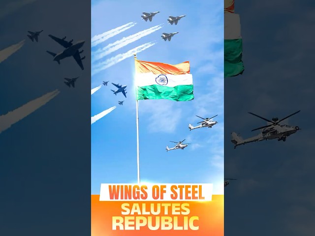 Wings of Pride: IAF celebrates 76th Republic Day with breath-taking flypast | #shorts