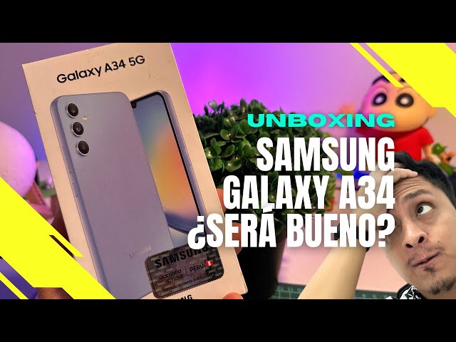 Samsung Galaxy A34: Unboxing en español ¿Cuál es su precio?