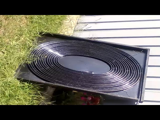 How these solar heaters can heat a house in winter. A new type of home heating with a heat pump