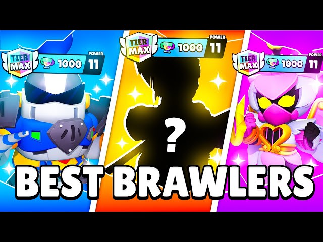 Top 10 Easiest MAX TIERS In Brawl Stars (New Brawlers)