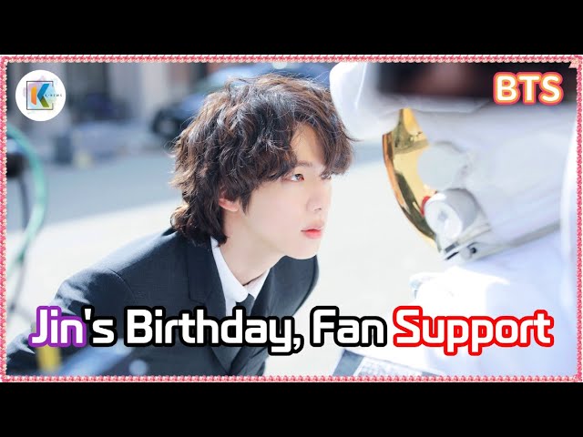 Jin's Birthday Celebrated Worldwide! A Special Day Brightened by Fans' Love