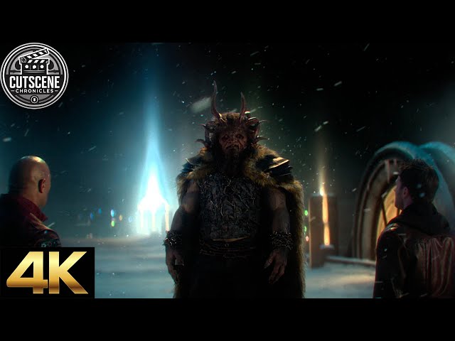 [4K UHD] Callum Drift & Krampus Team Up Against Gryla CUTSCENE | Red One (2024)