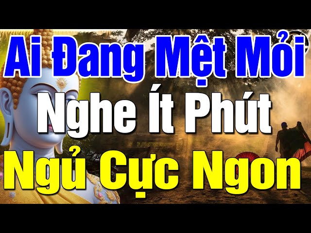 Phật Dạy Mỗi Đêm  Ai Đang Mệt Mỏi Khổ Đau Nên Nghe Lời phật Dạy Bệnh Tật Và Bệnh Khổ Tâm Sẽ Tan Biến