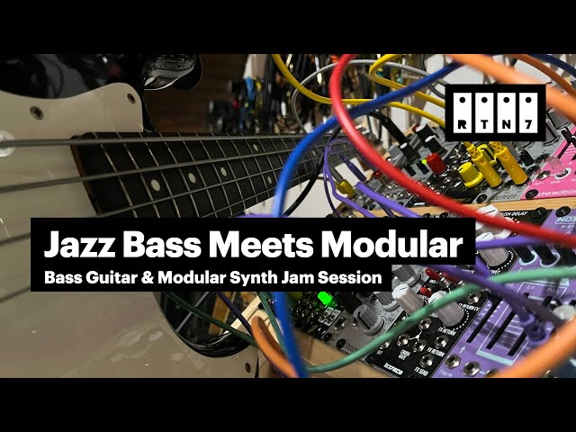 Jazz Bass Meets Modular - bass guitar & modular synth jam session