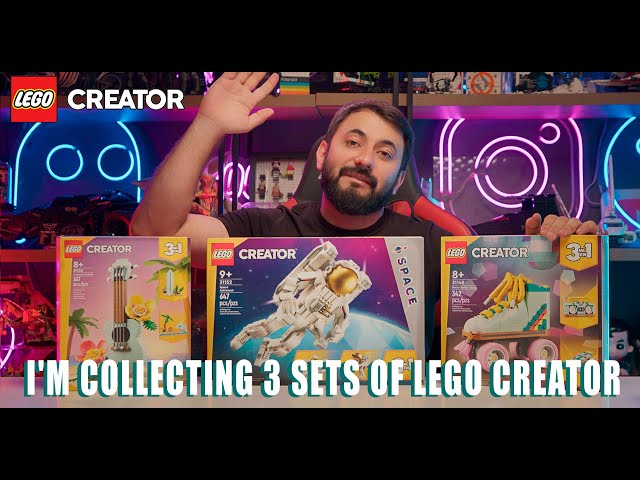 Collecting 3 Lego Creator 3-in-1 sets!