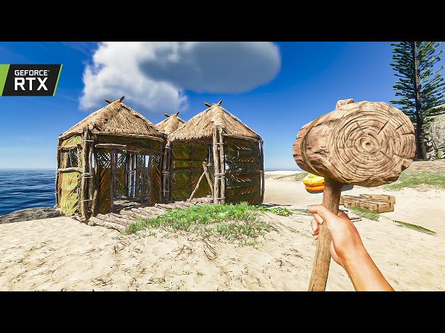 DIA 06 | CONSTRUIMOS NOSSA CASA NA ILHA | STRANDED DEEP EM 4K 60FPS NA RTX 3080