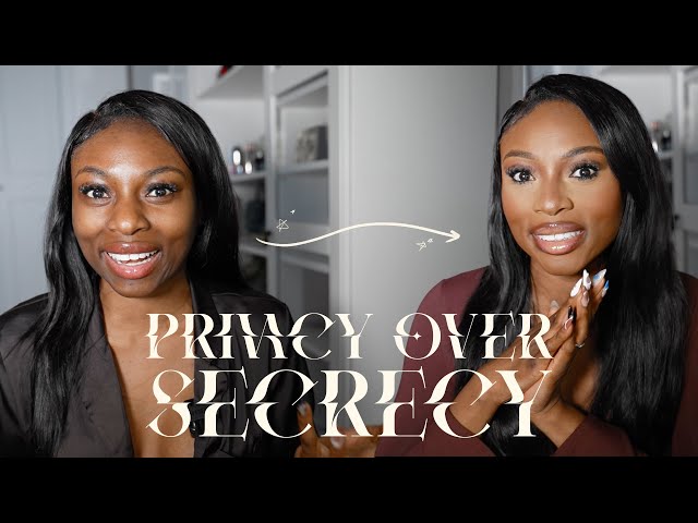 What I wish I learned in my 20's - Privacy Over Secrecy