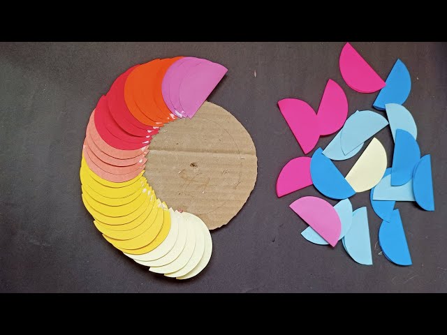 Unique colourful wall hanging/paper craft for home decoration/homedecor