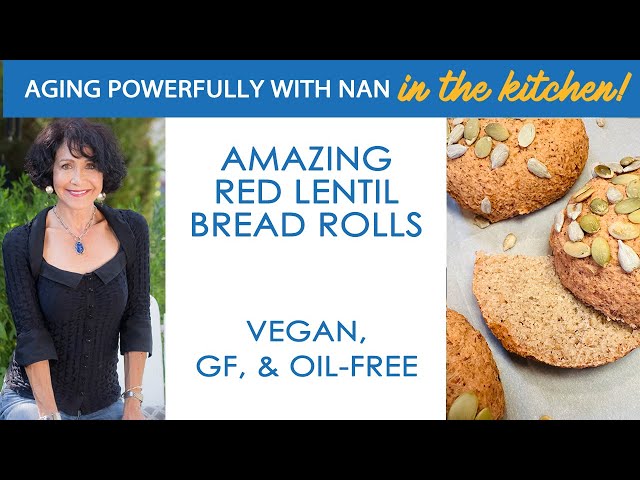 Amazing Red Lentil Bread Rolls—Gluten Free