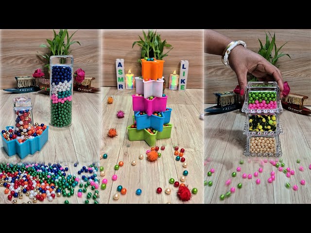 🧡🤍💚 Live Satisfying Reverse Beads ASMR ♥️🥰♥️ 18 #reverse #asmr #satisfying