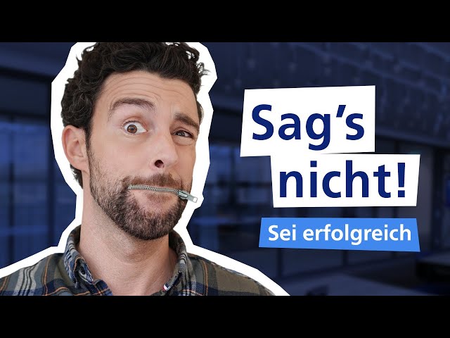 5 WÖRTER, die dir extrem SCHADEN (mit Beispielen) 😱 I Traumjob