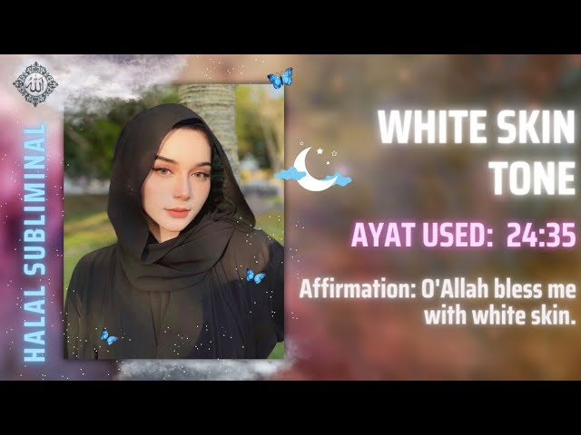 UPDATED - White Skin Tone | Halal Subliminal 2.0