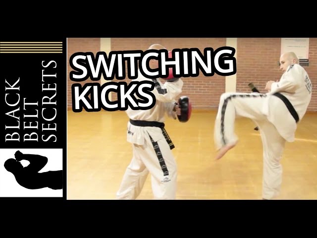 Switching Kicks: Front Kick to Turning Kick