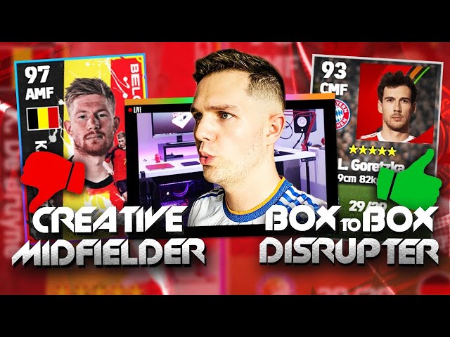 eFootball 2023 | CREATIVE vs BOX to BOX MIDFIELDERS - FULL BREAKDOWN with GAMEPLAY