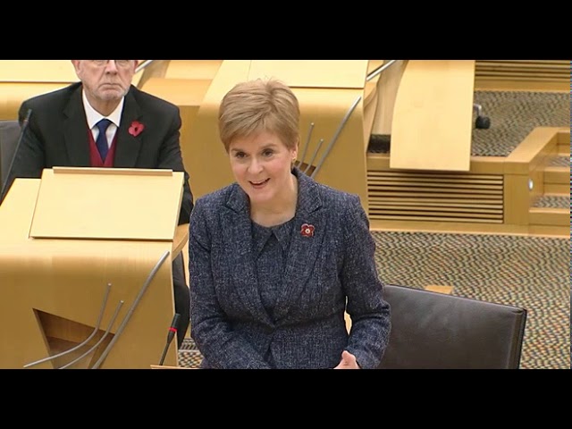 Willie Rennie at FMQs 29th October 2020