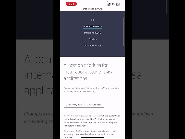 New Zealand Study Visa | New Zealand Study Visa Processing Time | New Zealand Visa Update 2025#visa