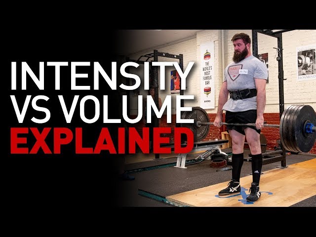 Intensity vs Volume - A Healthy Relationship