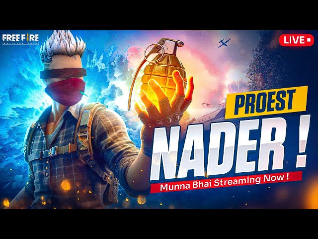 Grandmaster Live Rank Push Free Fire Telugu  - Munna Bhai is Live  - Telugu Gaming Live #MBG