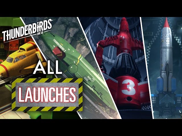 Thunderbirds Are Go | Launch Sequences Thunderbird 1-4 | Full Episodes