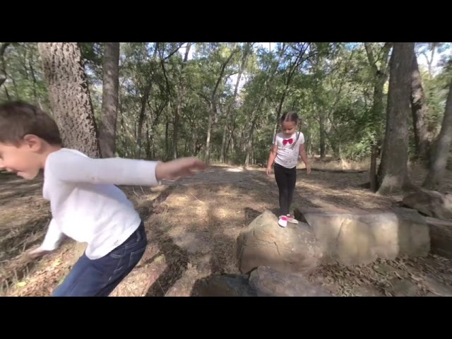 stone park with the twins, filmed in vr180