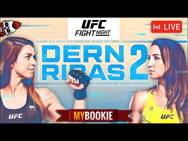 🔴 UFC Vegas 101: MACKENZIE DERN x AMANDA RIBAS 2 | LIVE STREAM!