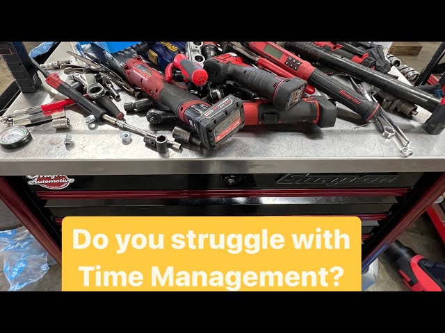 What I do as a 1 man shop owner for time management.