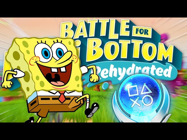 The Battle for Bikini Bottom Platinum Trophy was...