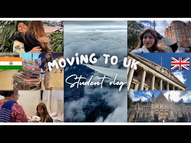 My Flight to London ✈️| Moving from India 🇮🇳 to UK🇬🇧 | Move-in Vlog 2024| Student Journey|Bye Mumbai