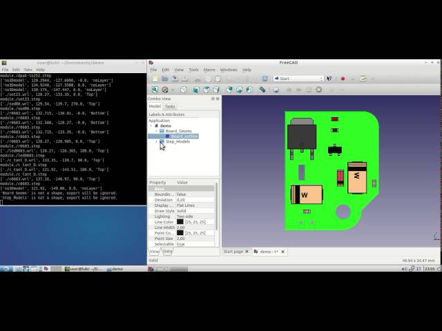 kicad StepUp 3D to MCAD