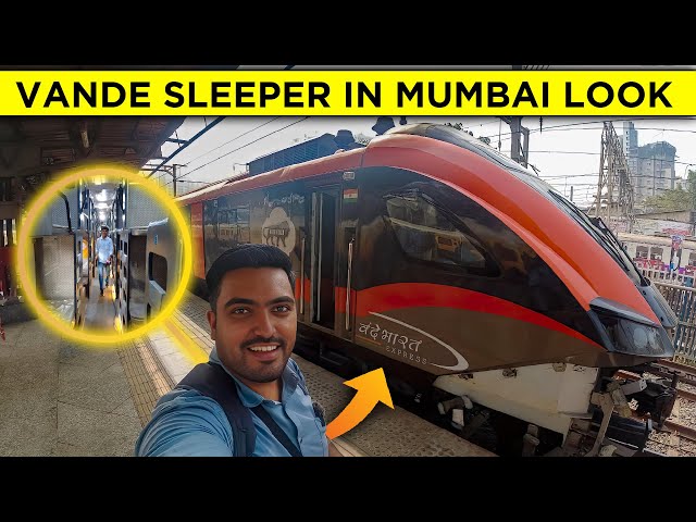 Vande Bharat Sleeper Train Comes to Mumbai || EXCLUSIVE INSIDE LOOK || वंदे भारत स्लीपर ट्रेन