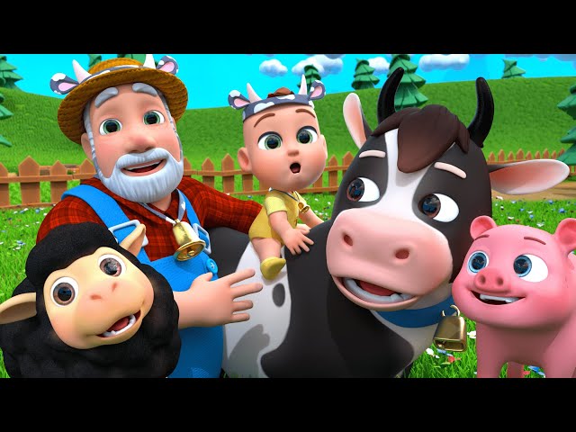 Old McDonald Had a Farm👨🏻‍🌾🐷🐮 | Farm Song +More Newborn Educational Nursery Rhymes & Kids Songs