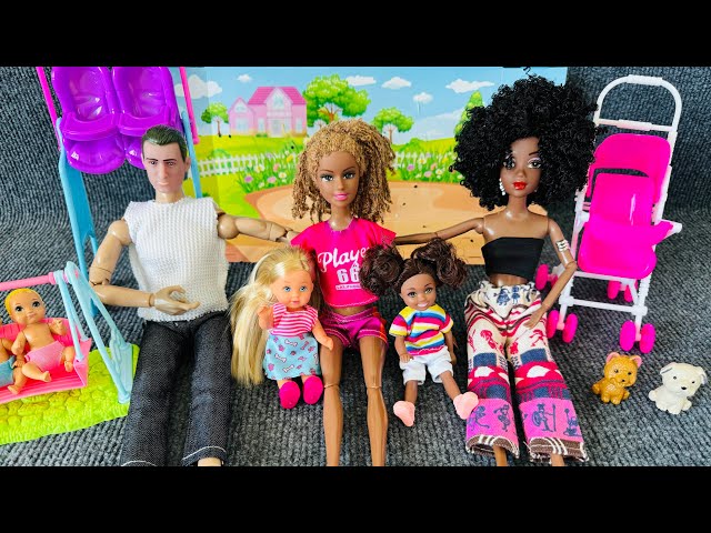 11 Mins Satisfying With Unboxing Barbie Family Playset, Cute Doll Toys Review /ASMR