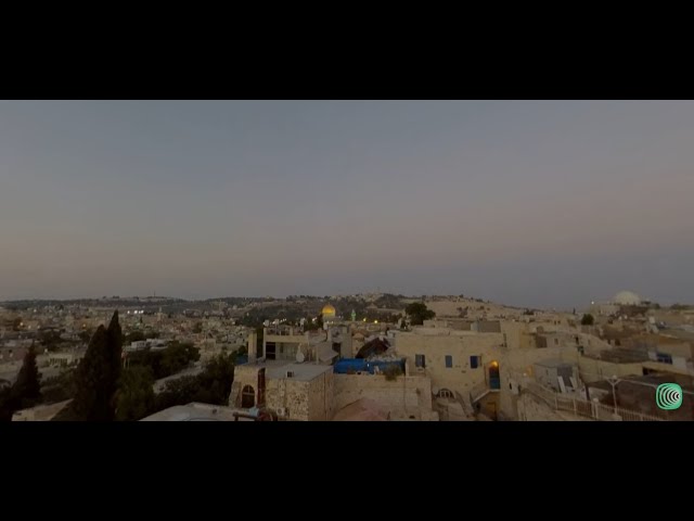 Palestine 360° - Rooftop Sunset | Old City of Jerusalem | 8K VR Video