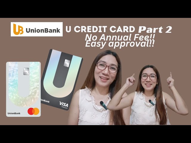 No Annual Fee! Union Bank U Mastercard #CriselleMorales