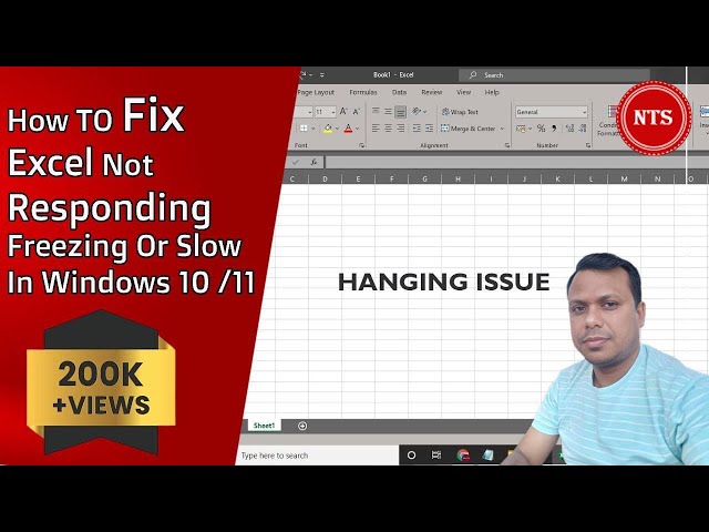 how to Fix Excel Not Responding/ Freezing or Slow / hang issues in Windows 10