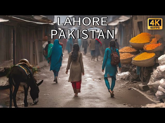 🇵🇰Dehli Gate, Lahore PAKISTAN - 4K Walking Tour & Captains