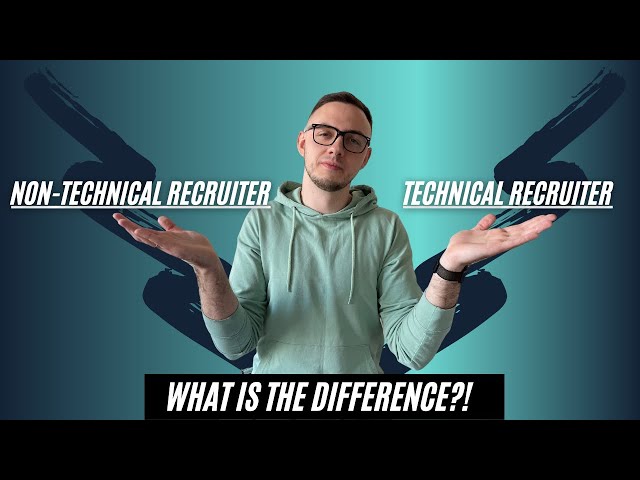 TECHNICAL VS NON-TECHNICAL Recruitment | What is the DIFFERENCE?! (2021)