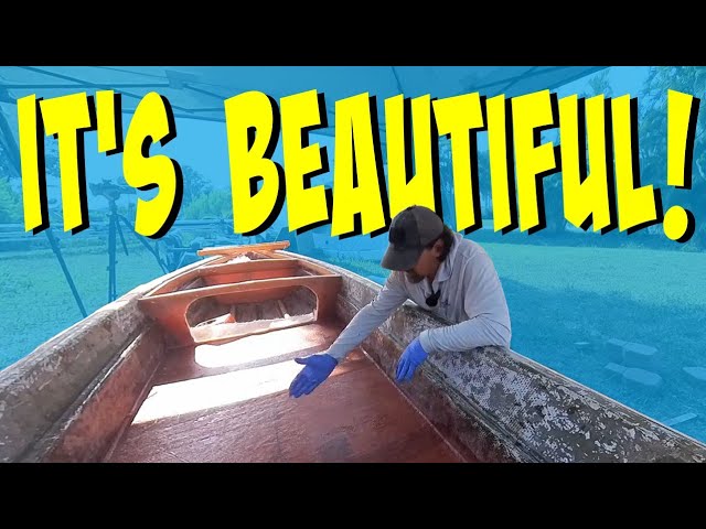 Fiberglassing the New Boat Floor - Building My Dream Boat From an OLD JON BOAT