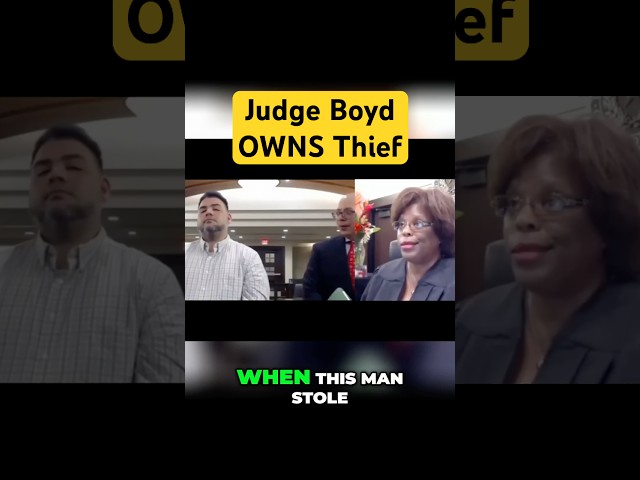 Judge BOYD OWNS  Thief #JudgeBoyd  #courtroomdrama #courtroomjustice