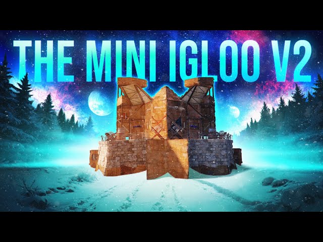 Mini Igloo V2 - Rust Solo/Duo/Trio CLAN Style BUNKER Base [2025]