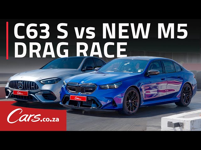 Drag Race! New BMW M5 vs Mercedes-AMG C63 S - The battle of the hybrids